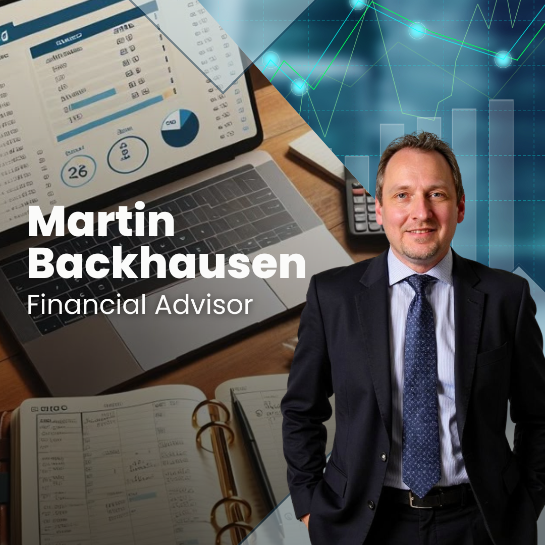 martin backhausen financial advisor laptop
